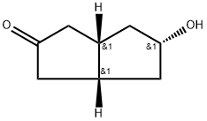 rac-(3aR,5R,6aS)-5-hydroxy-octahydropentalen-2-one Structural