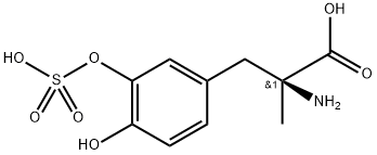 L-Tyrosine, α-methyl-3-(sulfooxy)- Structural
