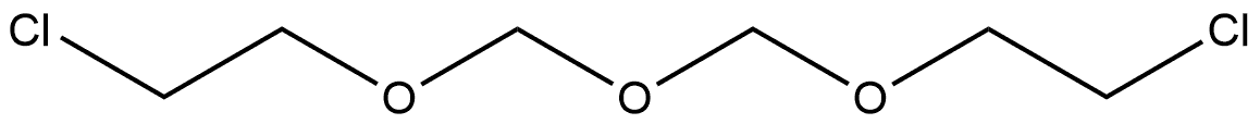 Ethane, 1,1'-[oxybis(methyleneoxy)]bis[2-chloro- (9CI) Structural