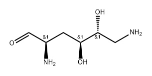 D-ribo-Hexose, 2,6-diamino-2,3,6-trideoxy- Structural