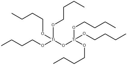 Hexabutoxy-mu-oxodi-titanium Structural