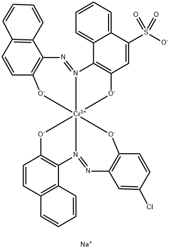 disodium [1-[(5-chloro-2-hydroxyphenyl)azo]-2-naphtholato(2-)][3-hydroxy-4-[(2-hydroxy-1-naphthyl)azo]naphthalene-1-sulphonato(3-)]chromate(2-)