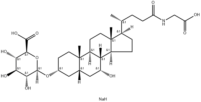 Glycochenodeoxycholic Acid-3-O-β-glucuronide Disodium Salt Structural