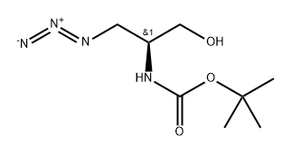 tert-butyl (S)-1-azido-3-methoxypropan-2-ylcarbamate Structural