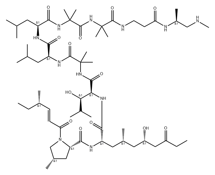 leucinostatin B Structural