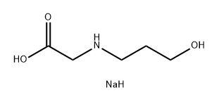 sodium 2-[(3-hydroxypropyl)amino]acetate Structural