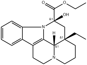 ethyl (41S,12R,13aS)-13a-ethyl-12-hydroxy-2,3,41,5,6,12,13,13a-octahydro-1H-indolo[3,2,1-de]pyrido[3,2,1-ij][1,5]naphthyridine-12-carboxylate Structural