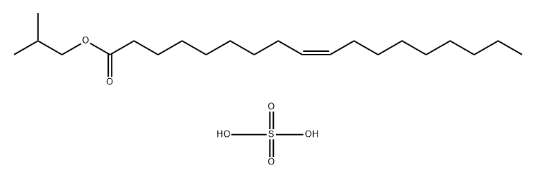 isobutyl oleate, compound with sulphuric acid Structural