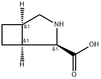 rel-(1R,2S,5S)-3-azabicyclo[3.2.0]heptane-2-carboxylic acid Structural