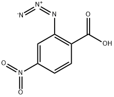 Benzoic acid, 2-azido-4-nitro- Structural