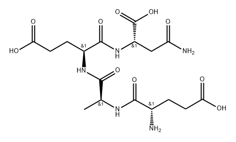 GLU-ALA-GLU-ASN AMMONIUM Structural
