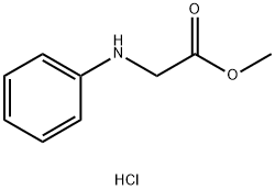 Glycine, N-phenyl-, methyl ester, hydrochloride (1:1) Structural