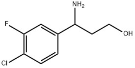 Benzenepropanol, γ-amino-4-chloro-3-fluoro- Structural