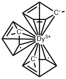 Tris(methylcyclopentadienyl)dysprosium (III) Structural