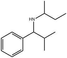 Benzenemethanamine, α-(1-methylethyl)-N-(1-methylpropyl)- Structural