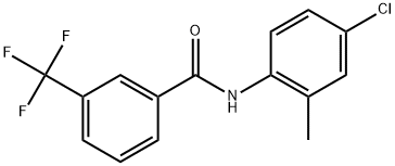 N-(4-Chloro-2-methylphenyl)-3-(trifluoromethyl)benzamide Structural