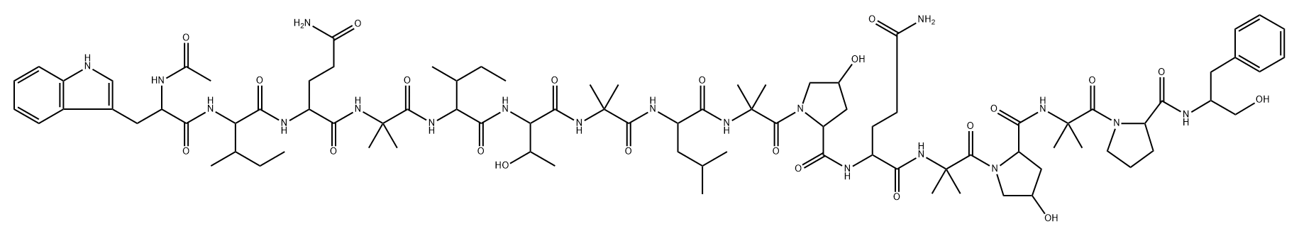 zervamicin IIA Structural