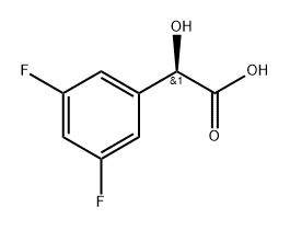 Benzeneacetic acid, 3,5-difluoro-α-hydroxy-, (αR)- Structural
