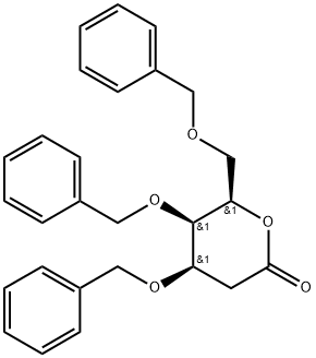 D-lyxo-Hexonic acid, 2-deoxy-3,4,6-tris-O-(phenylmethyl)-, δ-lactone Structural