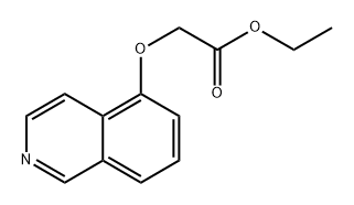 ethyl 2-(isoquinolin-5-yloxy)acetate Structural