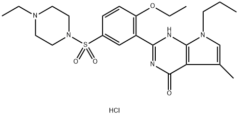Yonkenafil Hydrochloride Structural