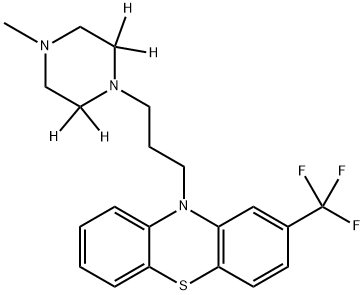 Trifluoperazine dihydrochloride salt Structural