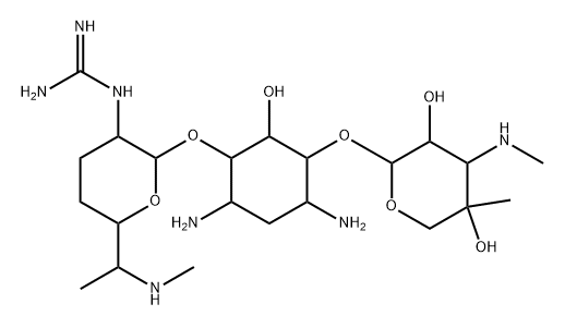 2'-guanidyl-2'-deaminogentamicin C1 Structural