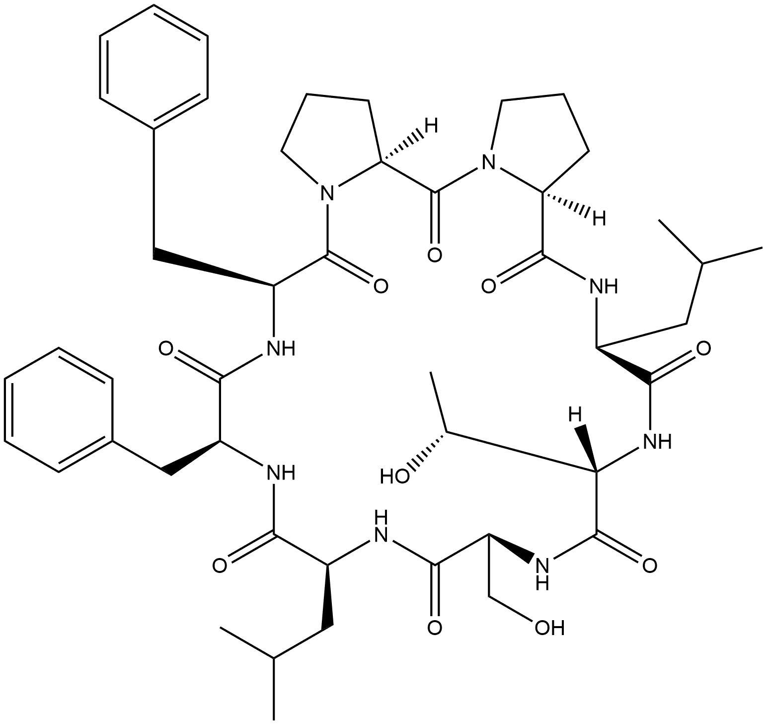 Schnabepeptide C Structural