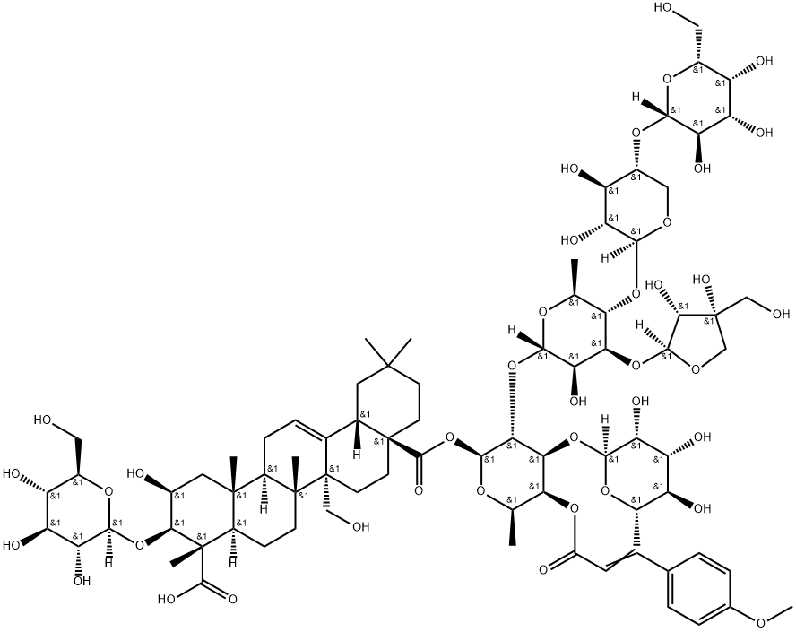 Onjisaponin A Structural