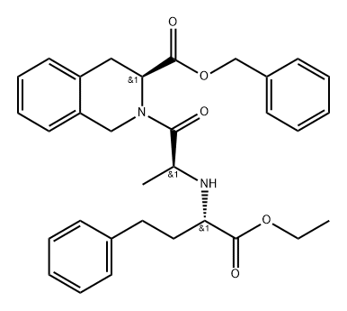 Quinapril Benzyl ester Structural