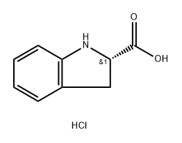 S)-(-)-Indoline-2-carboxylic acid hydrochloride Structural