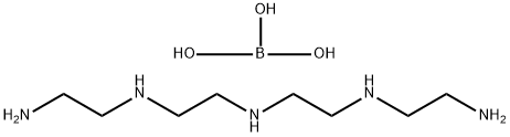 orthoboric acid, compound with N-(2-aminoethyl)-N'-[2-[(2-aminoethyl)amino]ethyl]ethylenediamine Structural