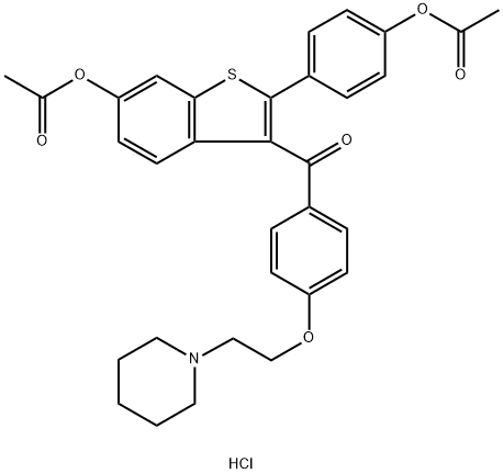 Raloxifene dimethyl ester hydrochloride Structural