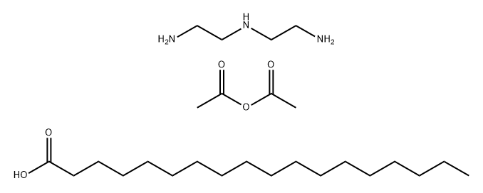 Octadecanoic acid, reaction products with acetic anhydride and diethylenetriamine           