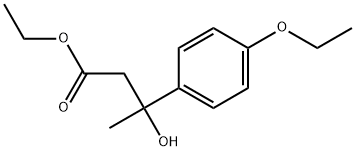 ethyl 3-(4-ethoxyphenyl)-3-hydroxybutanoate Structural