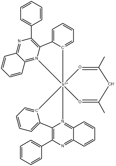 Ir(dpq)2(acac) Structural