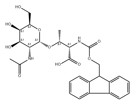 Fmoc-Thr(α-D-Gal- NHAc)-OH Structural