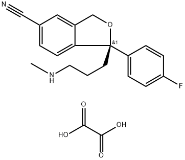 (-)-(R)-Desmethyl Citalopram Oxalate Structural