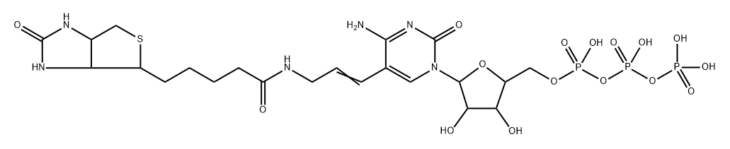 Biotin-5-cytidine-5'-triphosphate lithium salt - 1 mM aqueous solution Structural