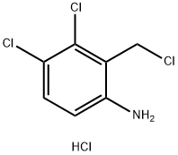 Benzenamine, 3,4-dichloro-2-(chloromethyl)-, hydrochloride (1:1) Structural