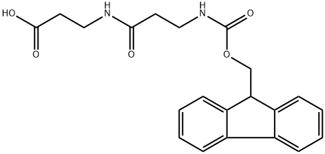 Fmoc-beta-Ala-beta-Ala-OH Structural