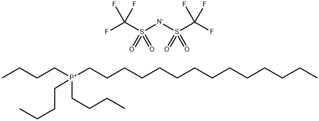 tetradecyltributylphosphonium bis((trifluoromethyl)sulfonyl)imide Structural