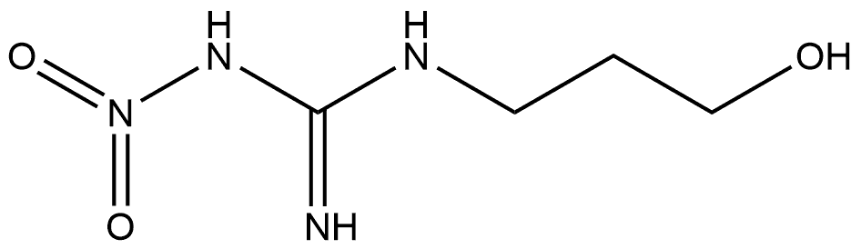 Guanidine, 1-(3-hydroxypropyl)-3-nitro- (5CI) Structural