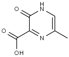 6-Methyl-3-oxo-3,4-dihydropyrazine-2-carboxylic acid Structural