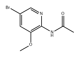 N-(5-bromo-3-methoxypyridin-2-yl)acetamide Structural