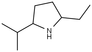 2-Ethyl-5-(propan-2-YL)pyrrolidine Structural