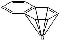 Lithium, [(1,2,3,4,4a,8a-η)-naphthalene]- Structural