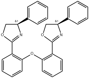 Oxazole, 2,2'-(oxydi-2,1-phenylene)bis[4,5-dihydro-4-phenyl-, (4R,4'R)- (9CI) Structural