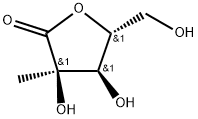 Ribonic acid, 2-C-methyl-, γ-lactone Structural