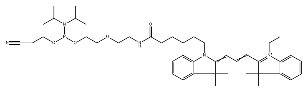 Quasar-570-CE phosphoramidite Structural